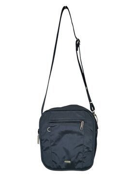Travelon Bag Anti-Theft Classic Tour Bag Crossbody Back Zippered Pocket Blue